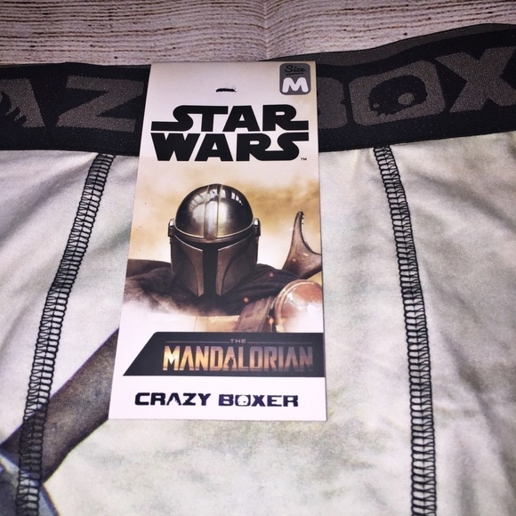 Stars Wars “The Mandalorian” Crazy Boxers Size M - Picture 2 of 5